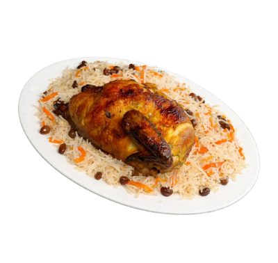 Qabli Pulao With Grilled Half Chicken