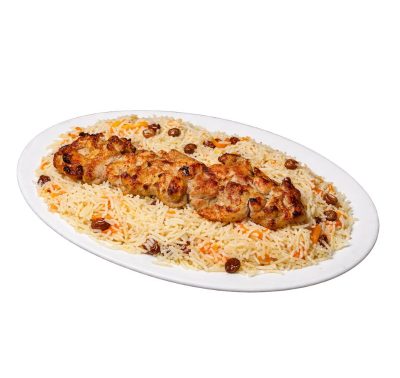 Qabli Pulao with Chicken Boti