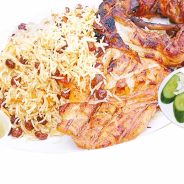 Qabli Pulao with Chicken Charcoal