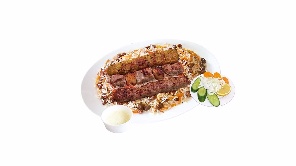 Qabli Pulao with Mix B.B.Q